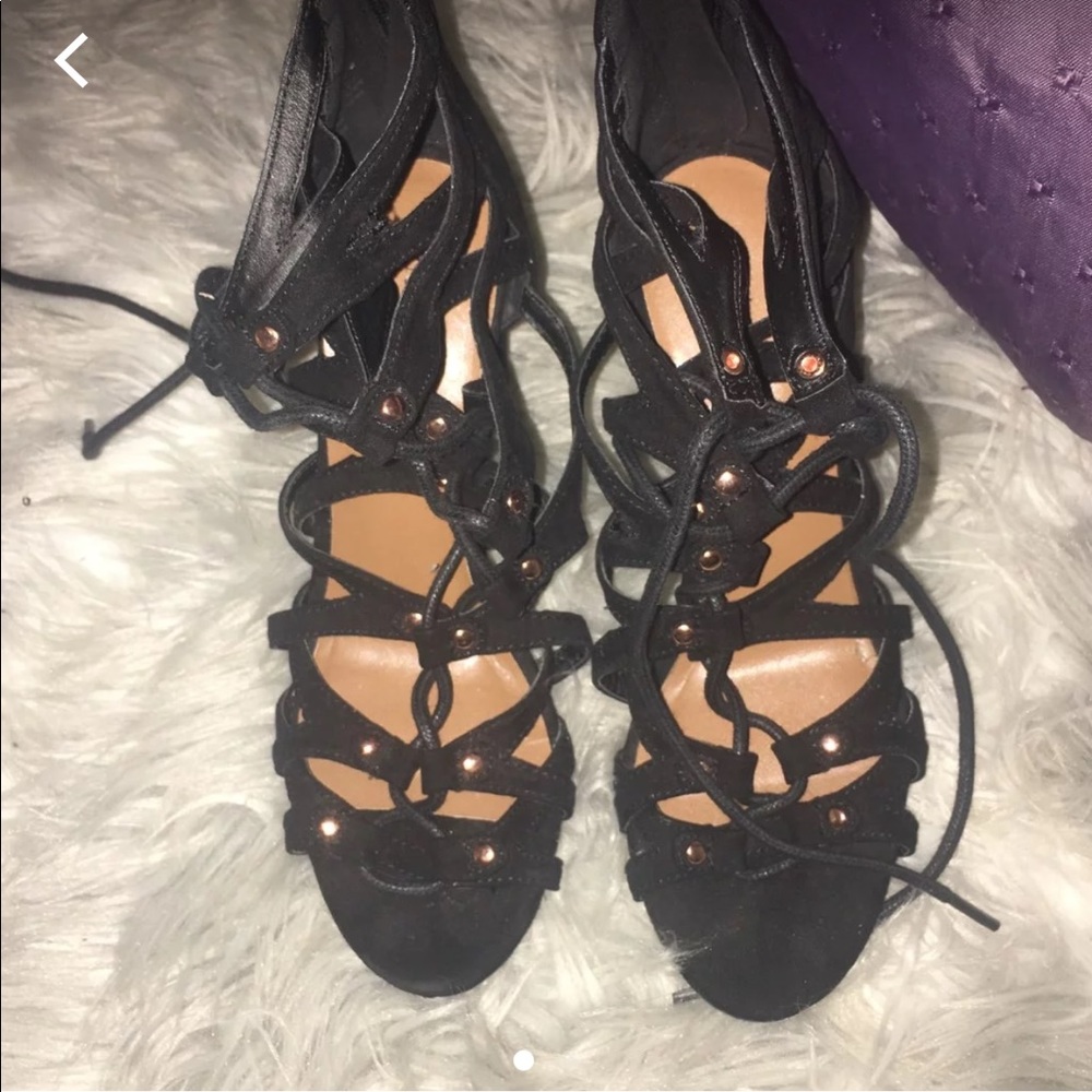 Lace up heels